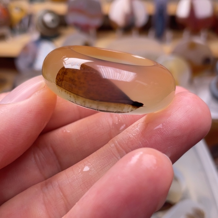 玛瑙/玉髓未镶嵌吊坠(不含链)