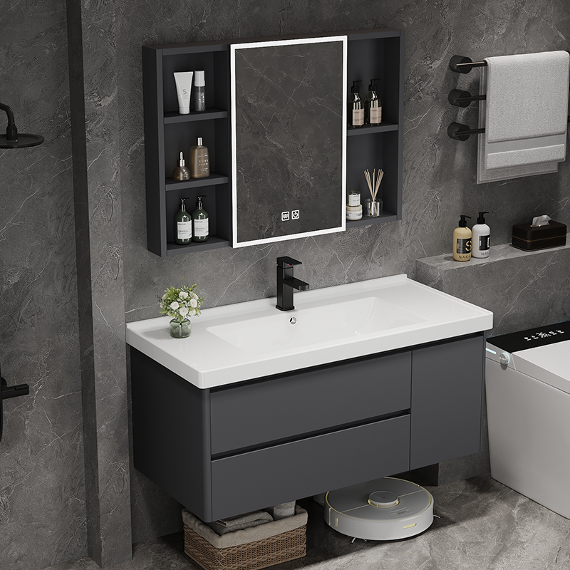 加厚大双抽蜂窝铝浴室柜组合卫生间洗脸盆柜洗漱台洗手盆柜