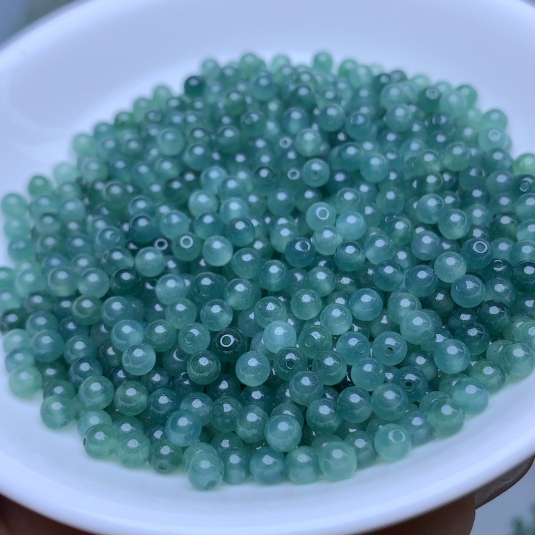 散珠翡翠卡4冰透蓝水50个单圈
