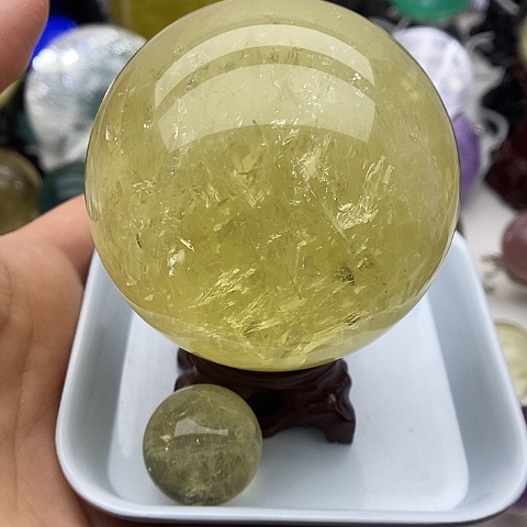 水晶珠宝半成品未镶嵌沁*5号