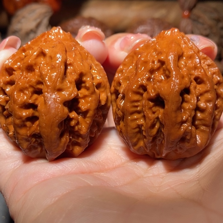 把件文玩核桃东北楸子小雪211