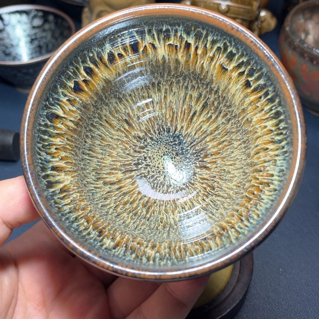 茶盏建盏手握泡茶主人杯