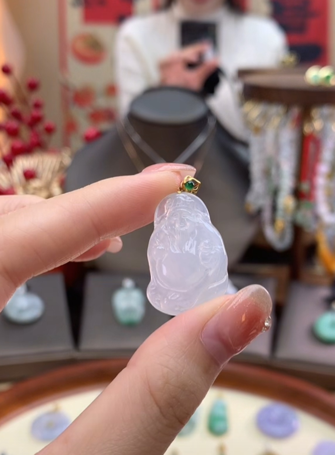 天然缅甸A货吊坠