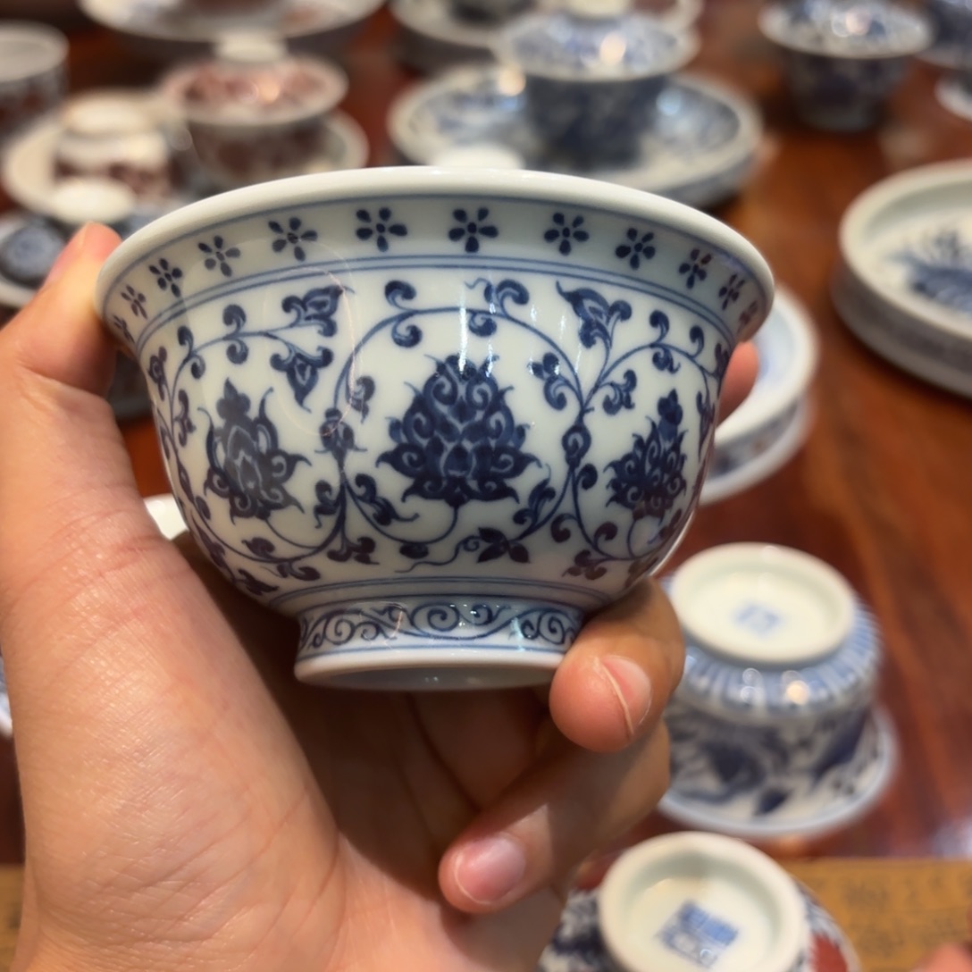 瓷片景德镇手工手绘茶具