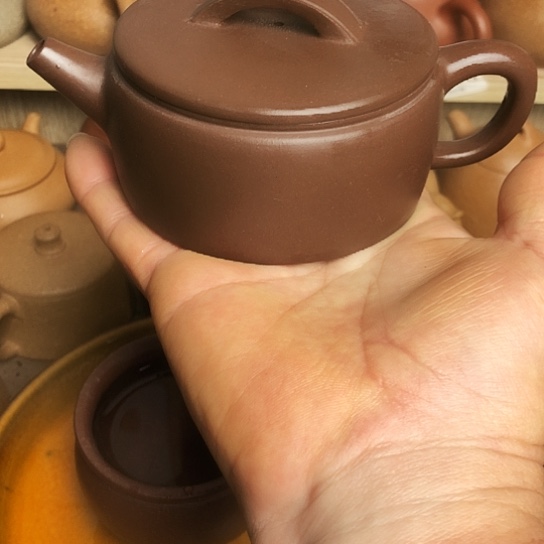 茶壶紫砂紫泥汗瓦150豪升
