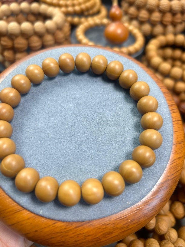 算盘珠精工精品猴头核桃雕刻哑光原色