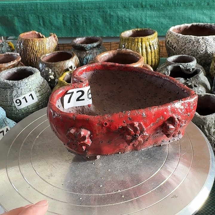 内口10高6粗陶手工