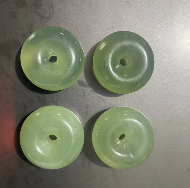 纯天然玉石小平安扣讲解勿拍