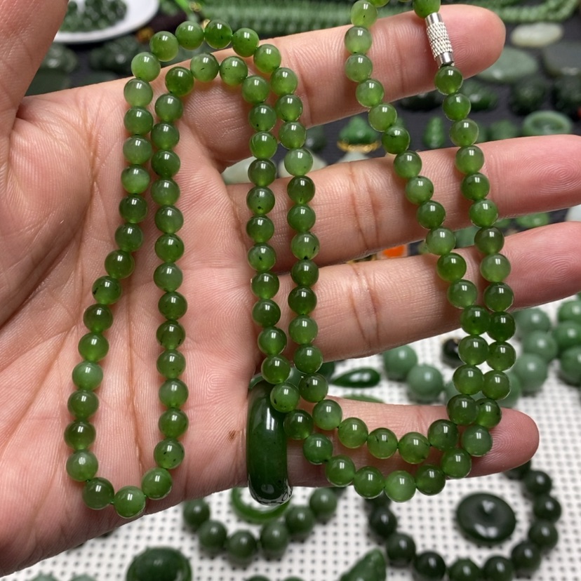 【闪购商品】和田玉（碧玉）颈饰未镶嵌