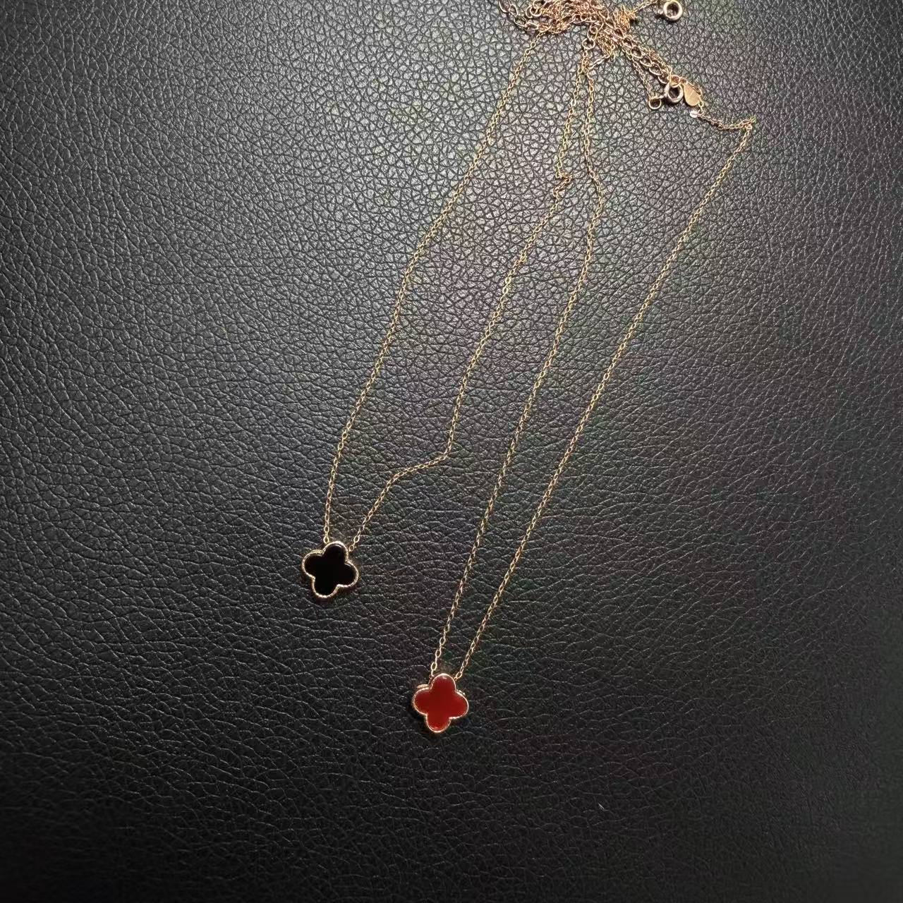 非金属涤纶项链 【张小姐推荐】百搭幸运四叶项链