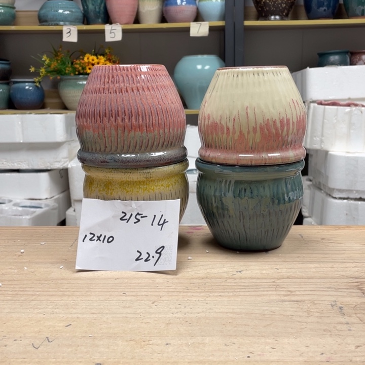 紫砂花盆多肉花盆微瑕14