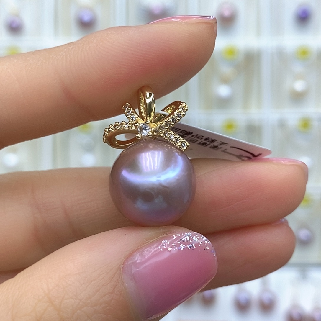 淡水珍珠未镶嵌吊坠(赠链)