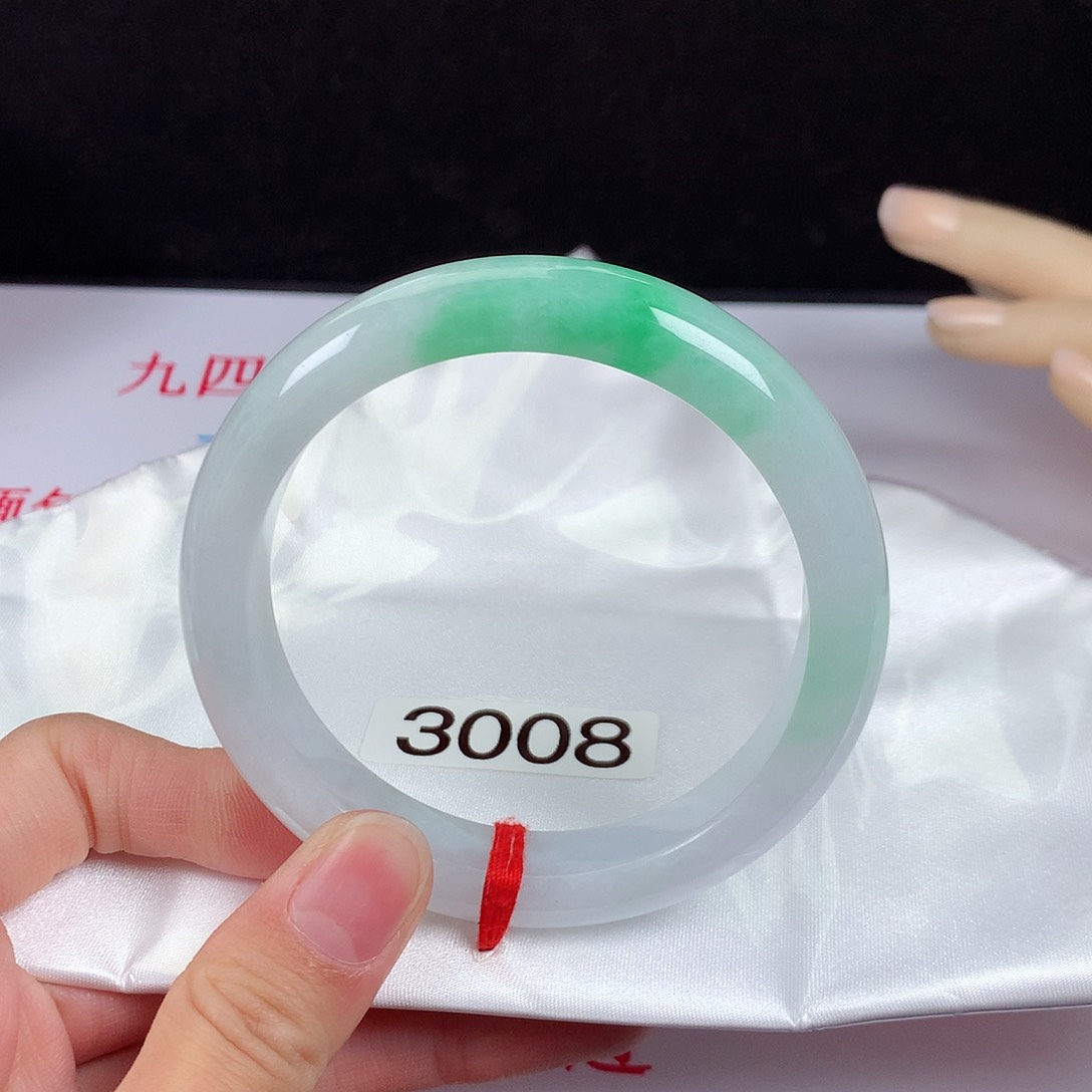 【闪购商品】翡翠手镯未镶嵌60圈口