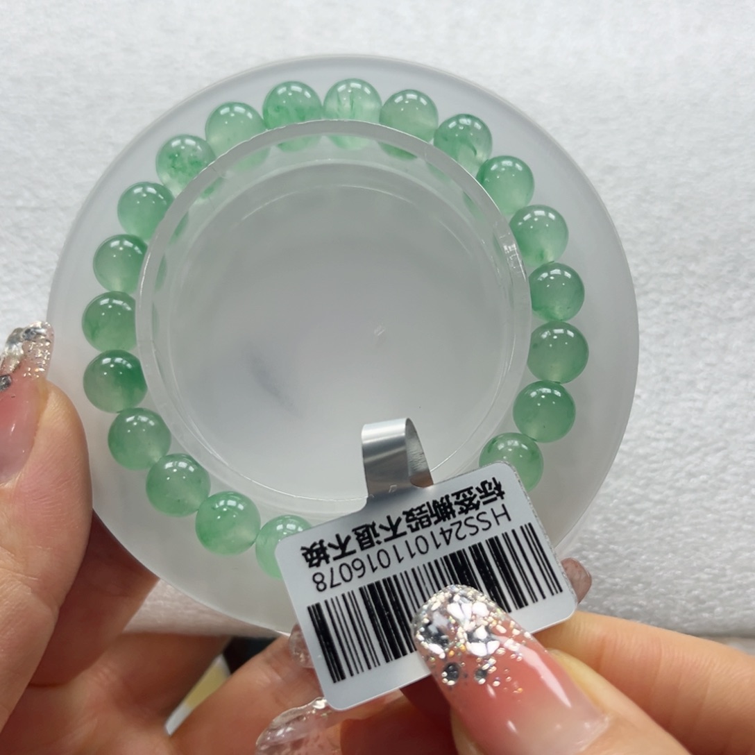 石英质玉手链未镶嵌素**时+昕昕8