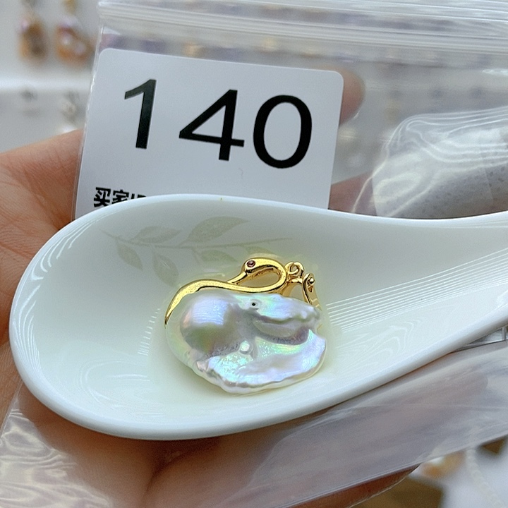 淡水珍珠颈饰银S925镶嵌