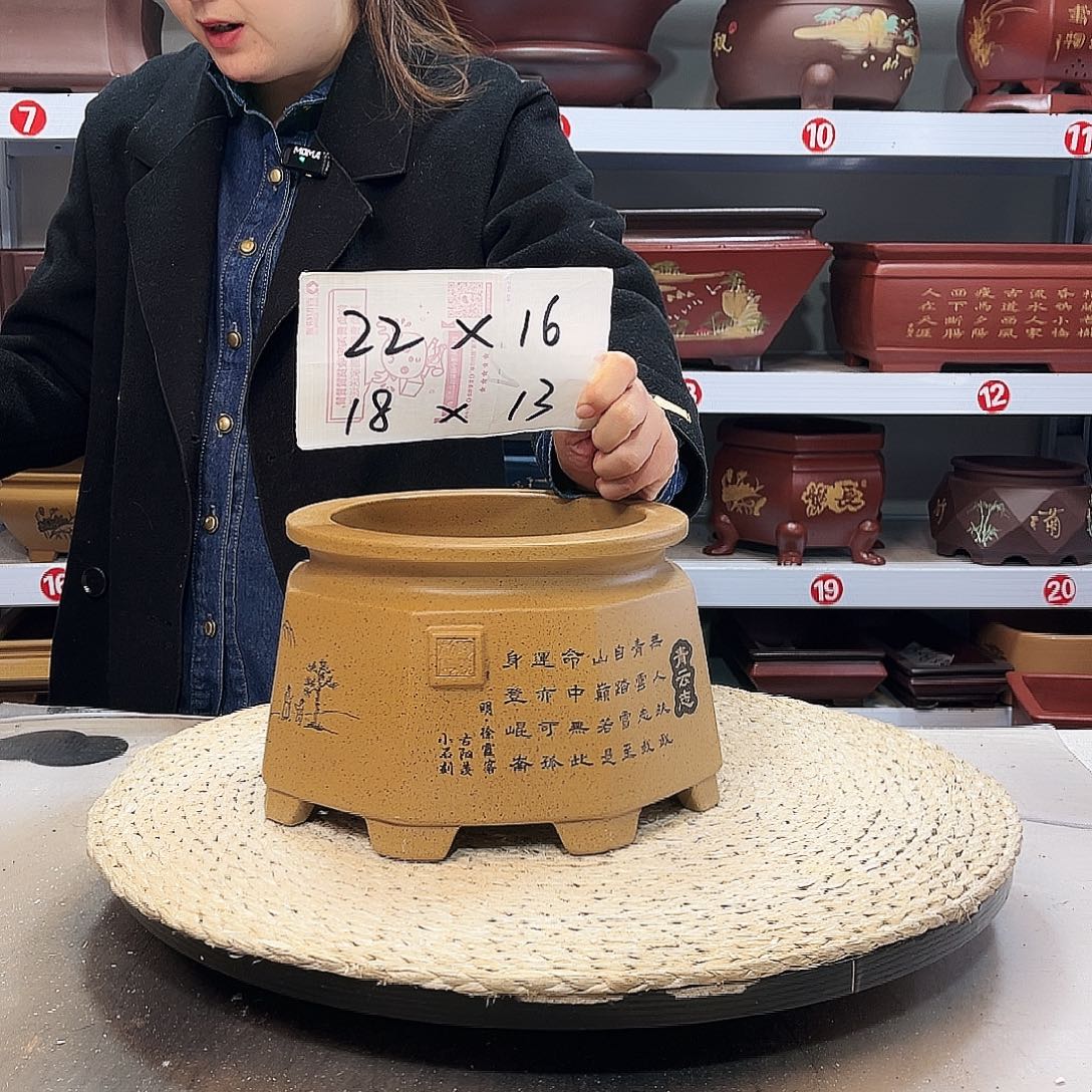 花盆紫砂紫砂花盆