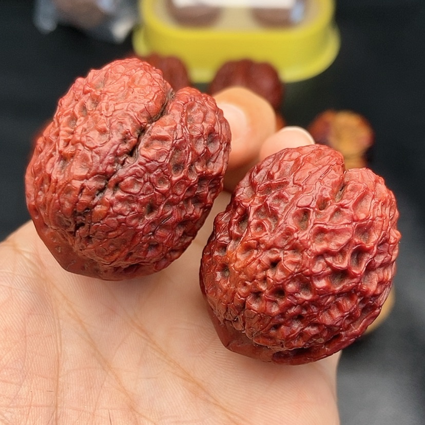 【闪购商品】把件文玩核桃40尺金蟒元宝