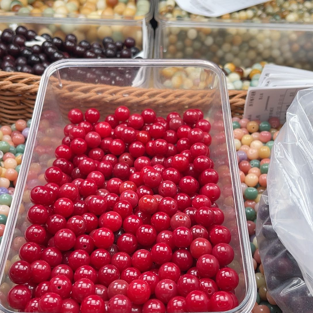 白玉菩提吊坠q12mm/100+20颗