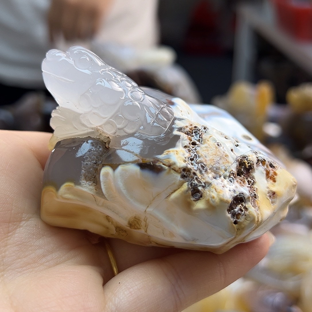 玛瑙/玉髓未镶嵌吊坠(不含链)