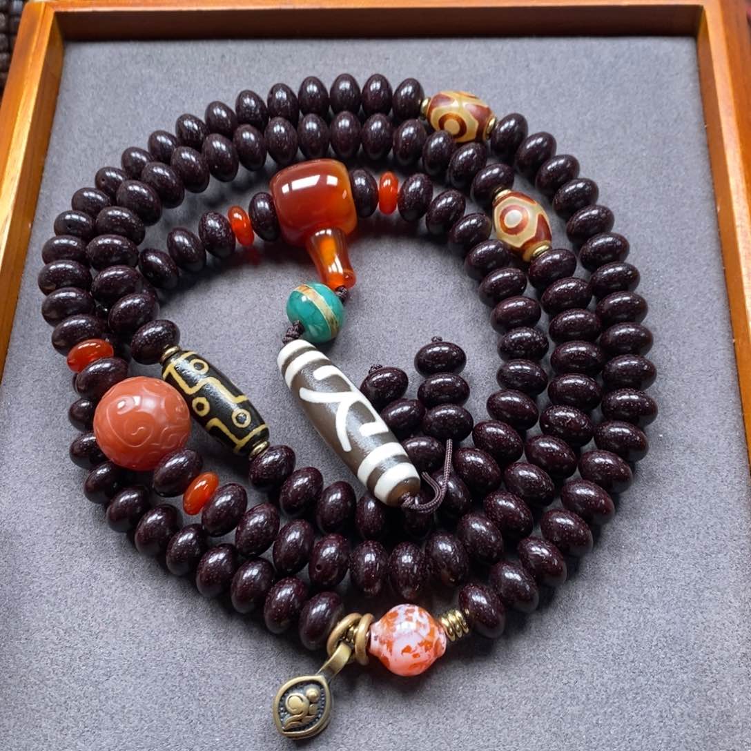 未镶嵌菩提吊坠朱砂供星月