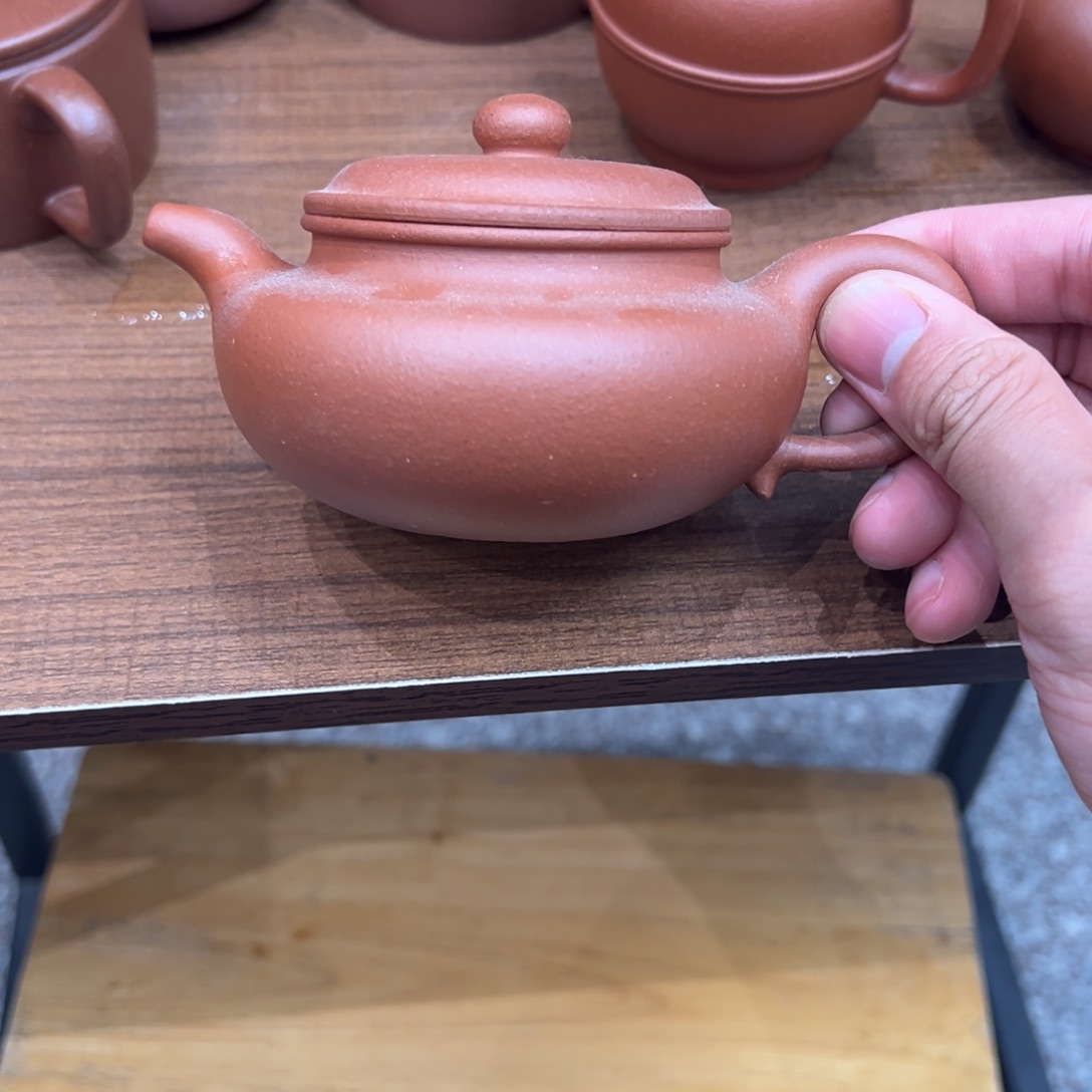 茶壶紫砂封釉红黄泥仿古