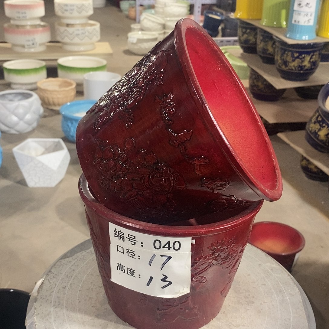 【闪购商品】陶瓷微瑕花盆-040-2个