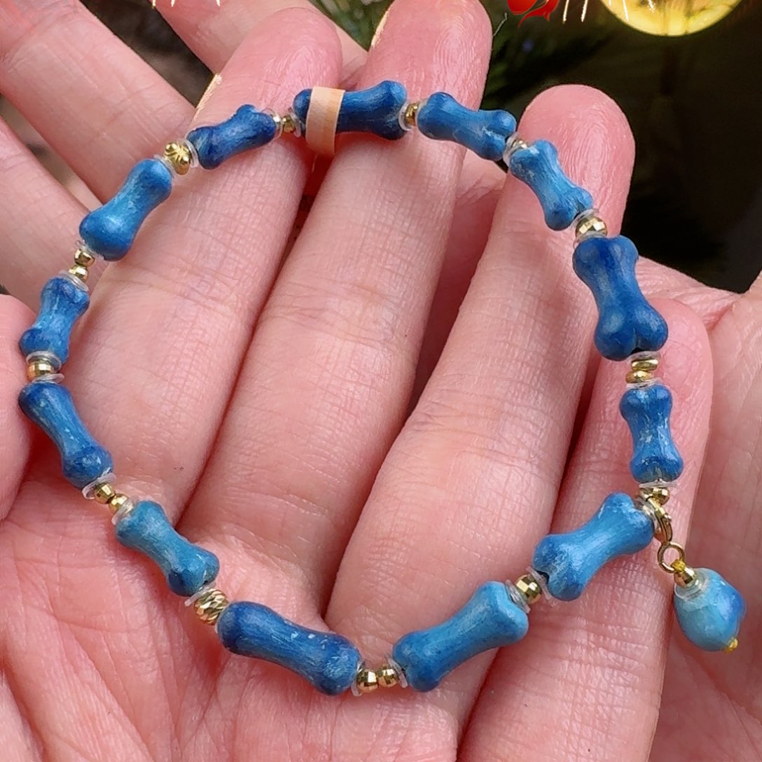 绿松石珠宝奇石18K金镶嵌