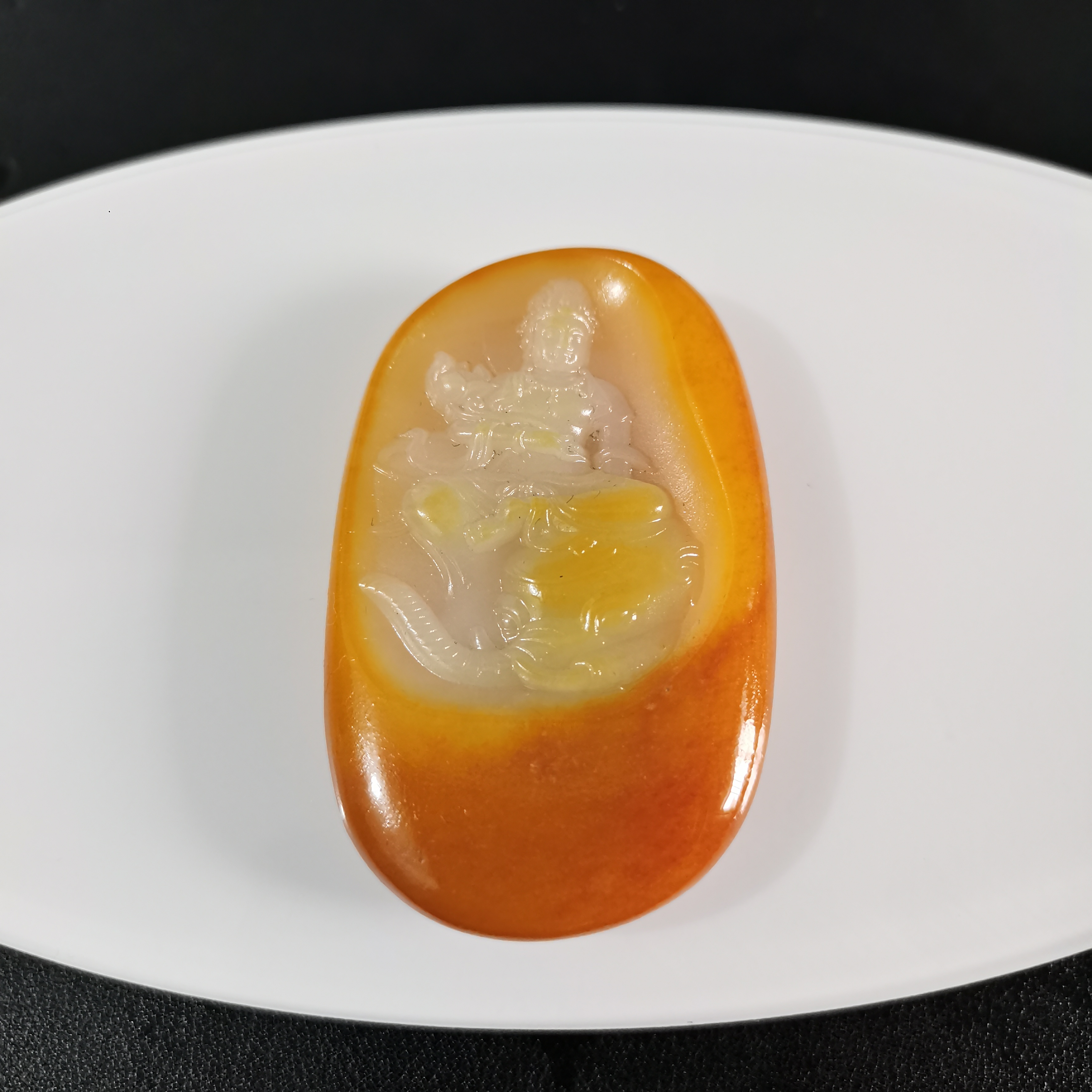 新疆和田玉普贤菩萨68克