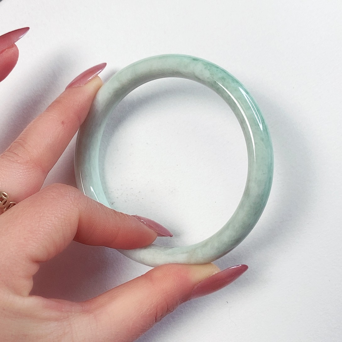 蓝田玉（蛇纹石化大理石玉）手镯未镶嵌