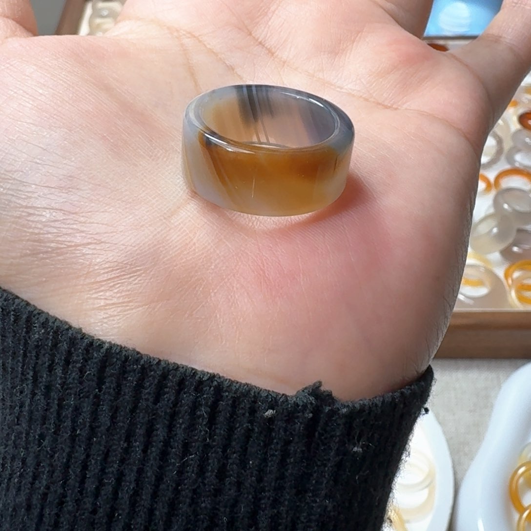 未镶嵌戒指玛瑙/玉髓353港20