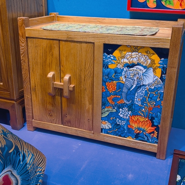 加大款瓷板画艺术作品茶水柜