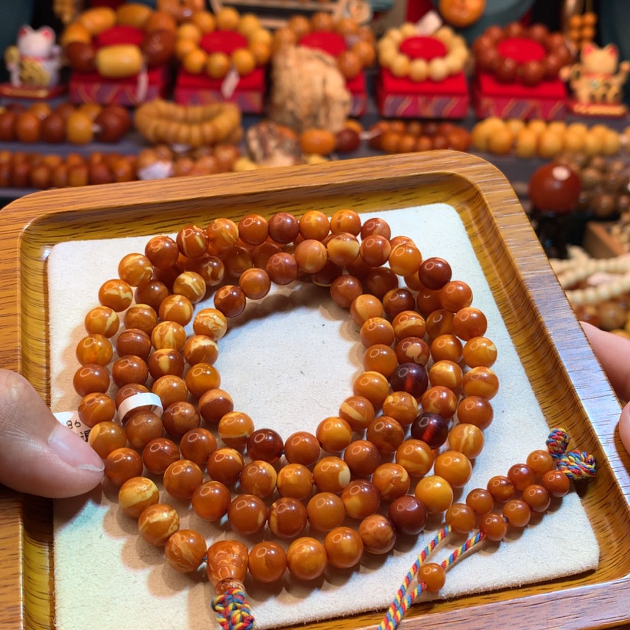 【闪购商品】蜜蜡手链未镶嵌蜜蜡手链