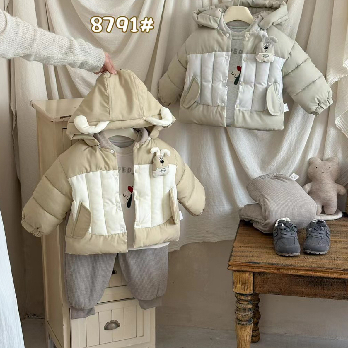 冬款三件套福袋男女宝2025