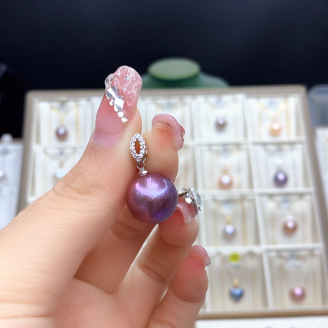 淡水珍珠颈饰合金