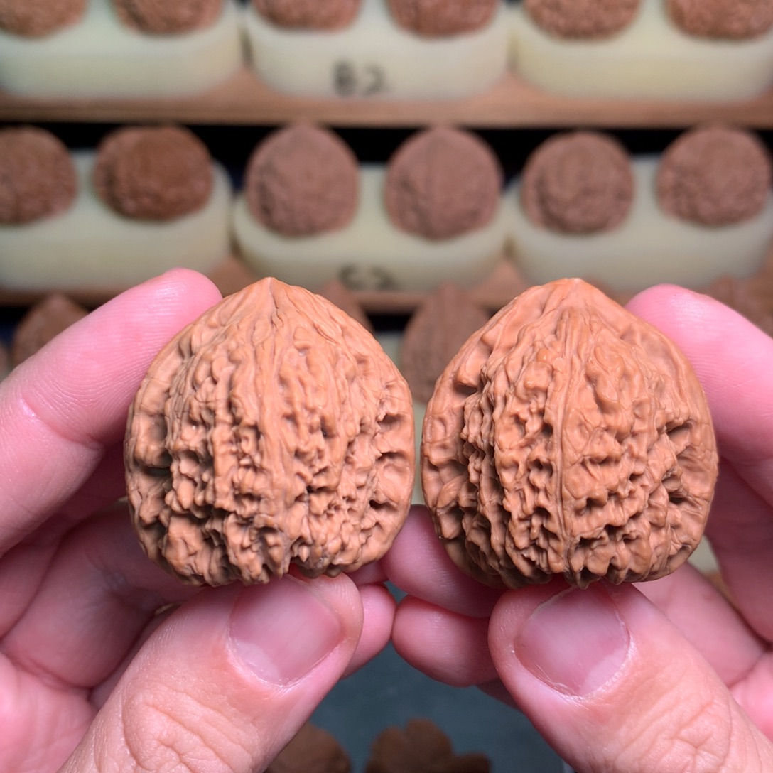 王***宛吊坠文玩核桃36.5涿鹿三角疆全品