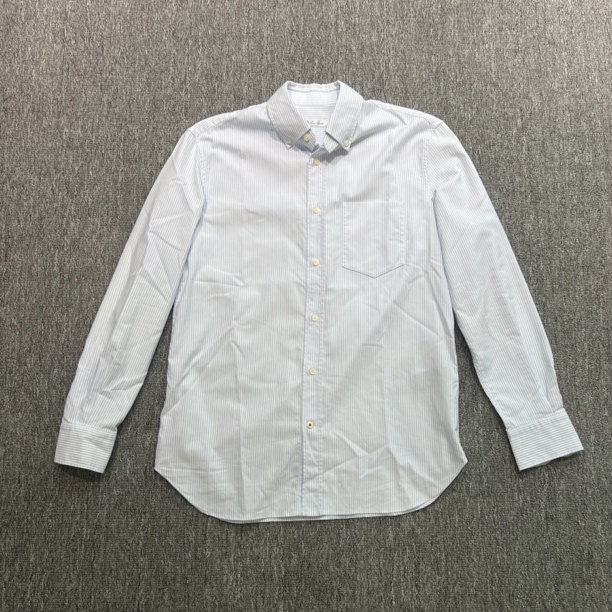 全新未使用 maje Loro Piana/蓝白条纹衬衫/M码