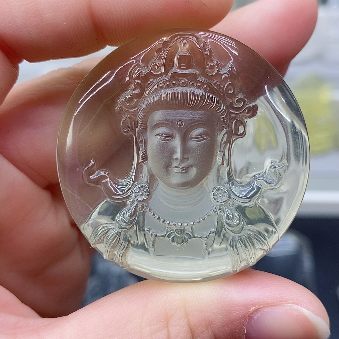 水晶颈饰未镶嵌吊坠