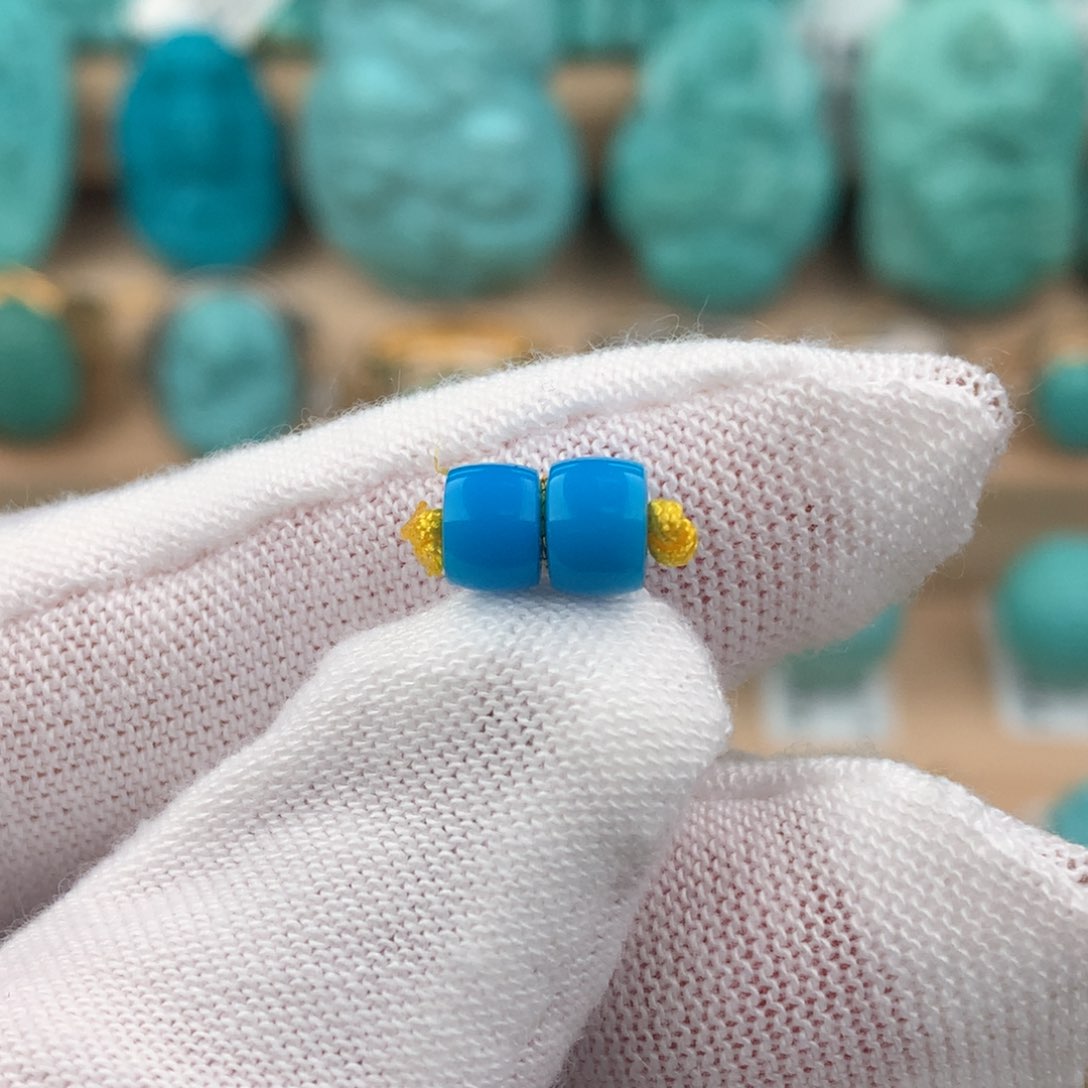 绿松石配饰未镶嵌卡5.6