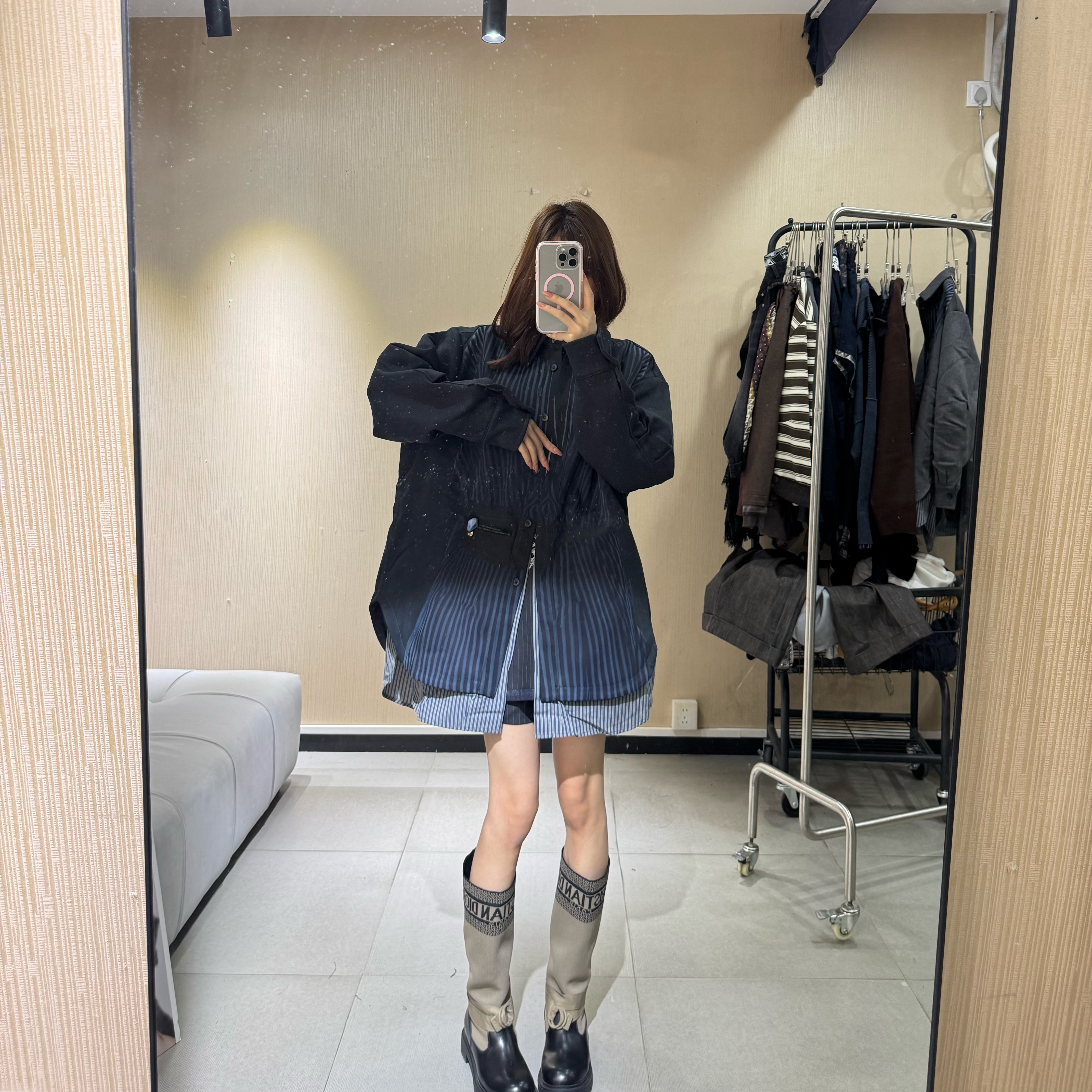 2025小众潮牌翻领抗皱长袖时尚秋季衬衫4141