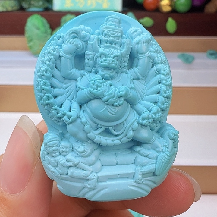 未镶嵌绿松石项链