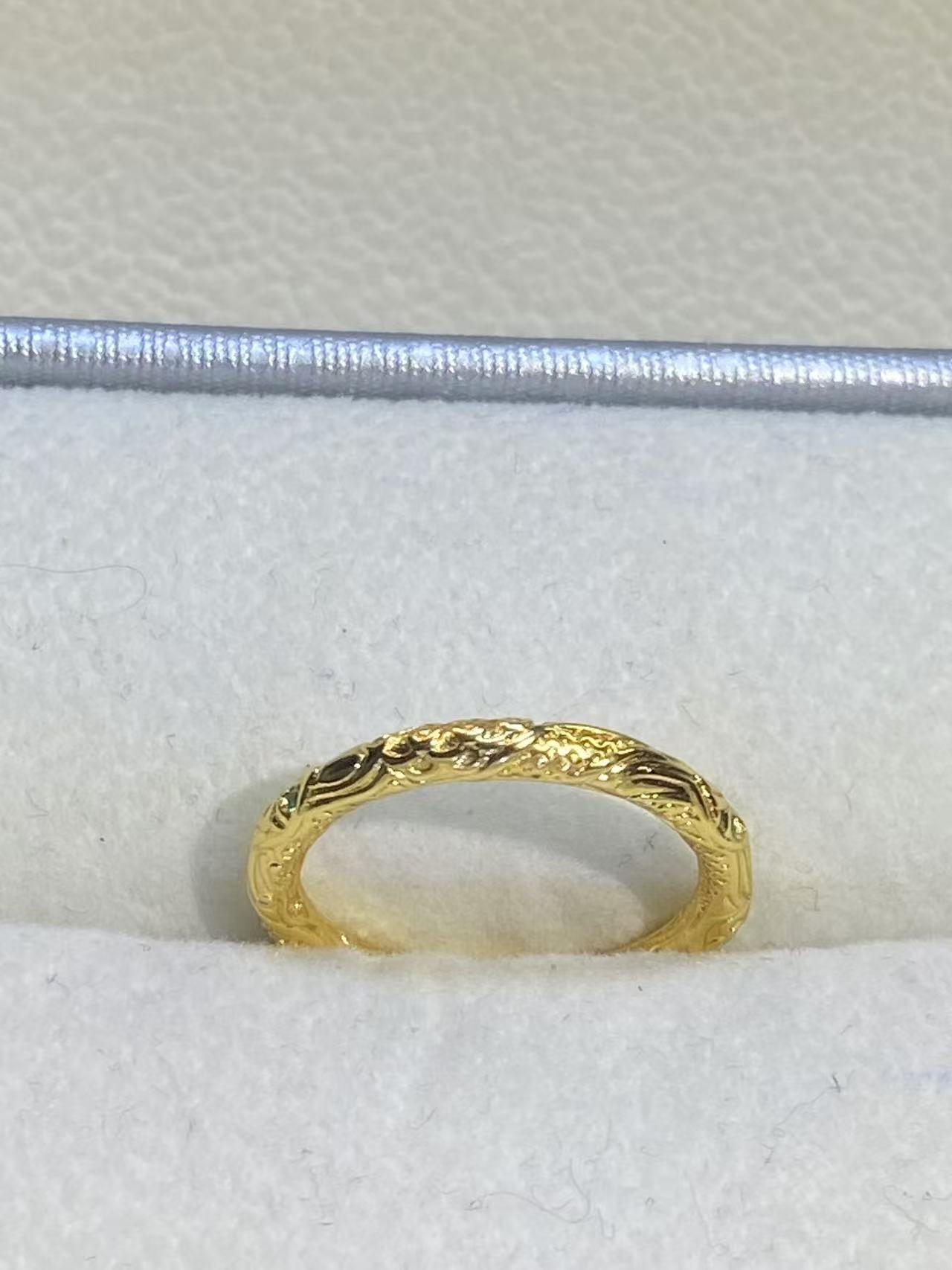 戒指 【米米甄选 高端大气】黄色戒指 W-1748