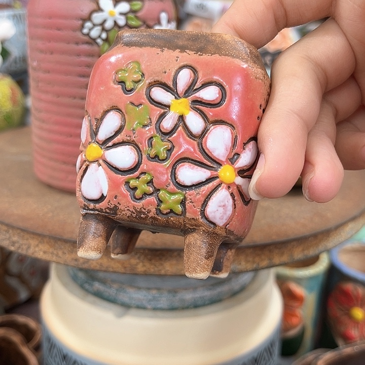 红陶粗陶多肉花盆