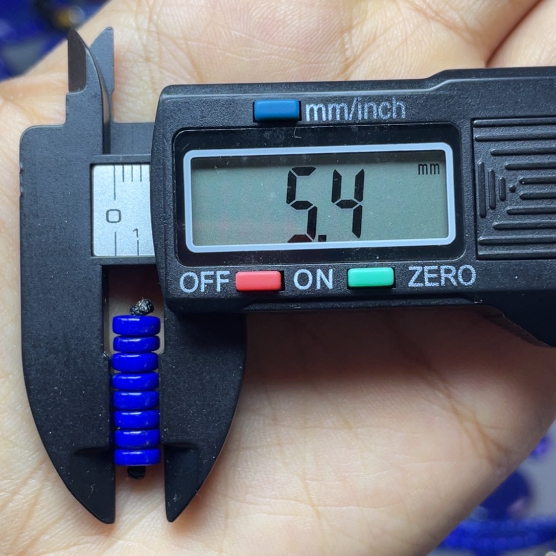 青金石未镶嵌5mm隔片配饰