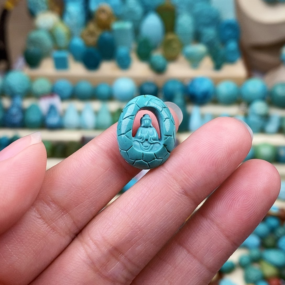 绿松石珠宝奇石未镶嵌