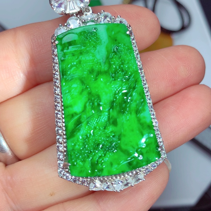 翡翠吊坠(不含链)未镶嵌