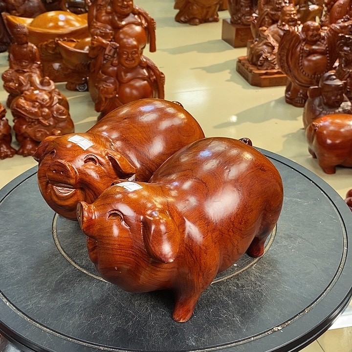 大果紫檀（缅甸花梨）缅甸花梨木猪