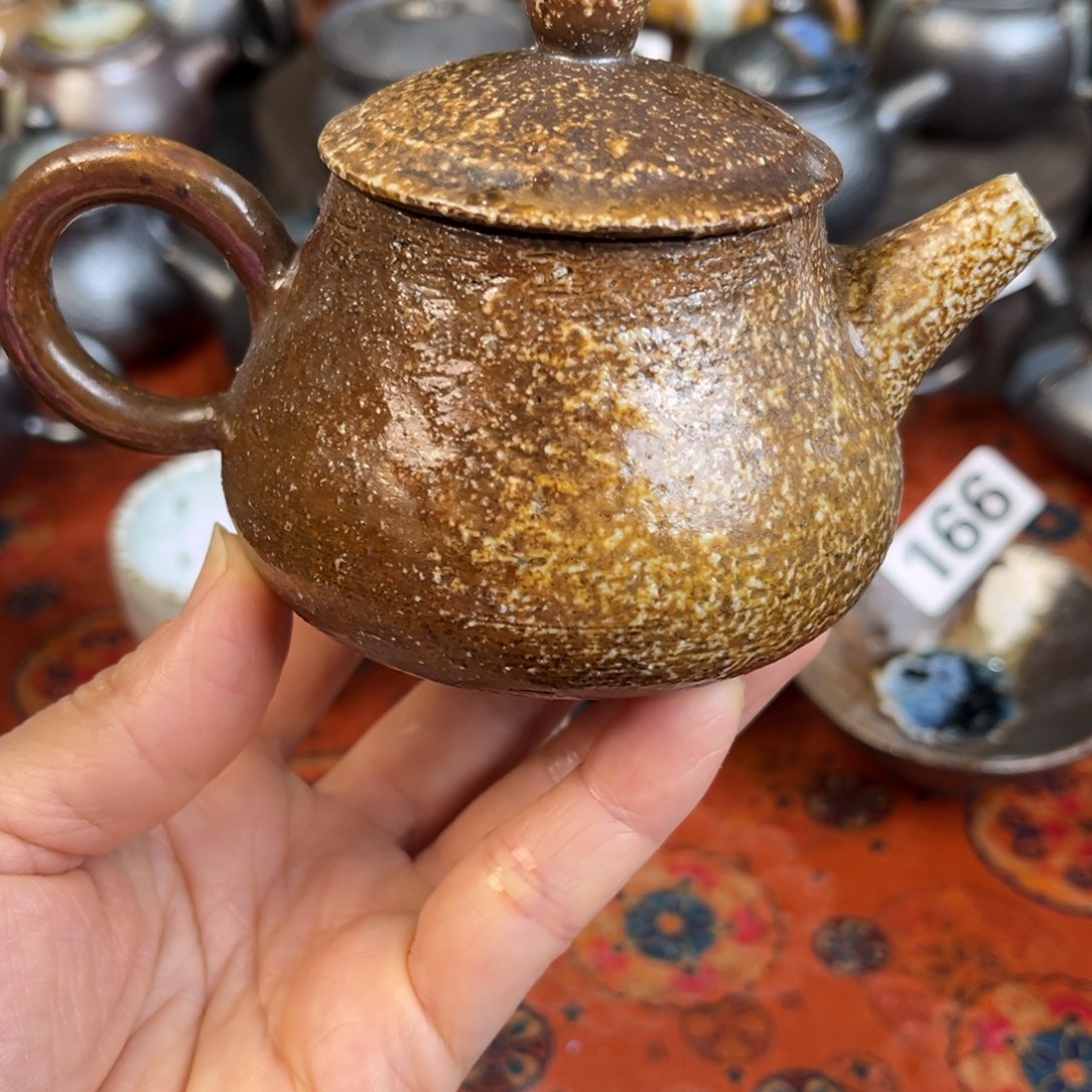 柴烧茶器主人杯杯柴烧