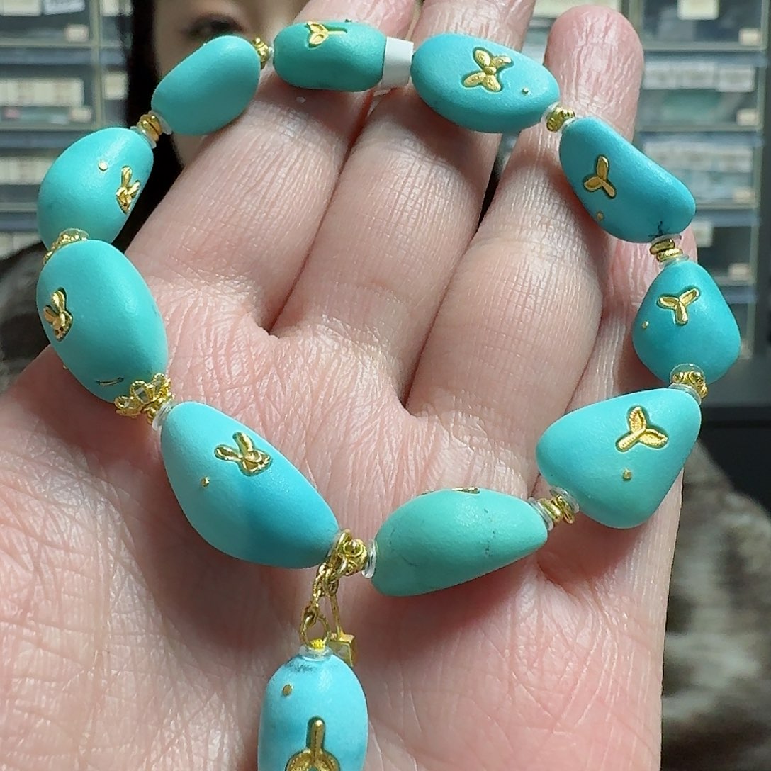 绿松石珠宝奇石未镶嵌