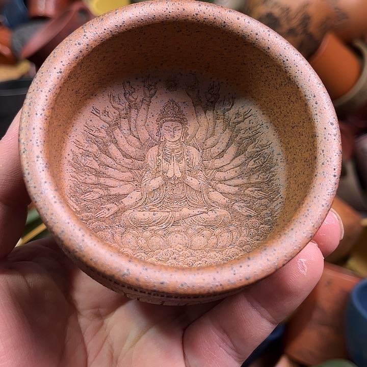 紫砂茶杯全手工紫砂主人杯