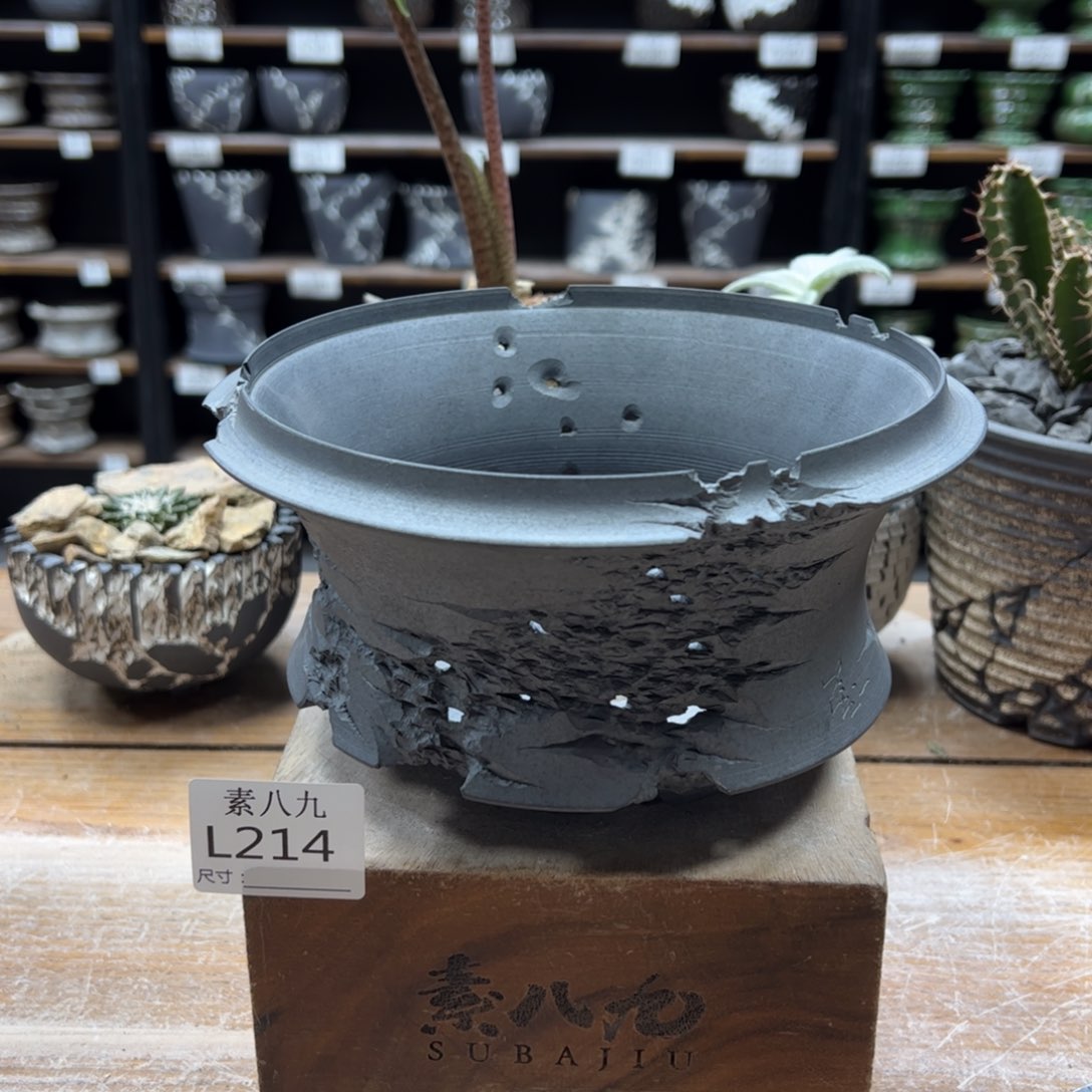 素八九陶瓷内口16.5高10